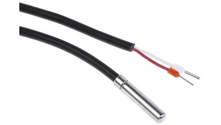 Czujnik temperatury, typ: NTC, śred.: 6mm, dł.: 40mm, dł. kabla: 1.5m-88865