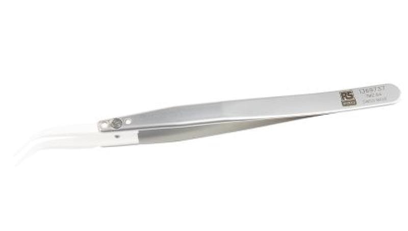 Pęseta, dł. 130, antymagnetyczna 7MZ.SA, materiał: Stal nierdzewna, RS PRO-89574 Pęseta, dł. 130, antymagnetyczna 7MZ.SA, materiał: Stal nierdzewna, RS PRO-89574
