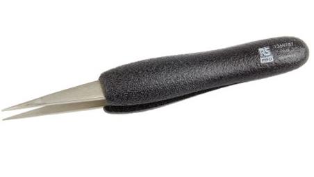 Pęseta, dł. 125, antymagnetyczna, ESD 00.SA.DN, materiał: Stal nierdzewna, RS PRO-89663