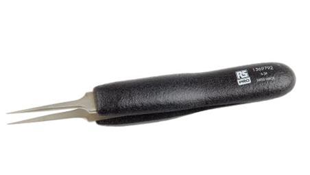 Pęseta, dł. 115, antymagnetyczna, ESD 5.SA.DN, materiał: Stal nierdzewna, RS PRO-89605