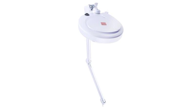Lampa z lupą, 3dioptrii, 125mm, Montaż zaciskowy na stole, LED, 14.5W-88889