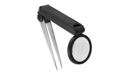 Szkło powiększające, typ: Pęseta z lupą LED, powiększenie: 1.75X, śr.: 30mm-88852