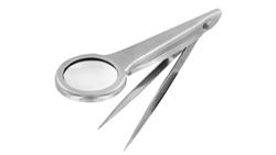 Szkło powiększające, typ: Pęseta z lupą, powiększenie: 1.75X, śr.: 35mm-88859