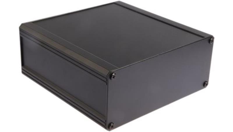 Obudowa radiatora Czarny IP40, 200 x 100 x 41mm, RS PRO-88686