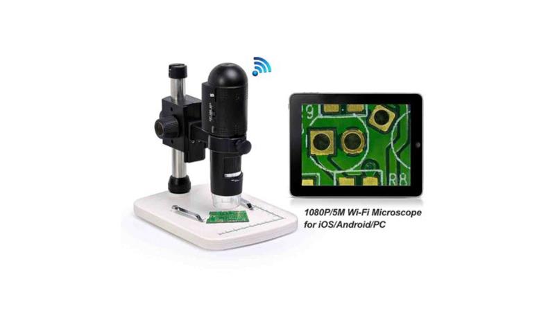 Mikroskopy cyfrowe, P: 10 - 230, 3M, 5M, 8M, 12M PIKSELI, Wi-Fi, RS PRO-88893 Mikroskopy cyfrowe, P: 10 - 230, 3M, 5M, 8M, 12M PIKSELI, Wi-Fi, RS PRO-88893