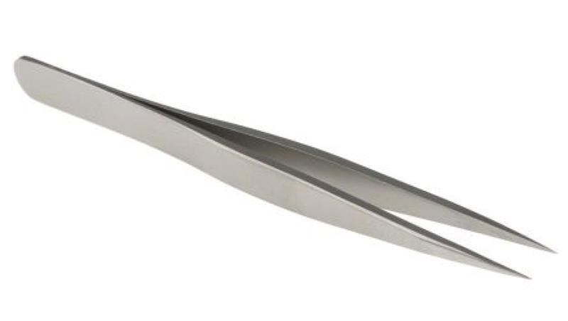 Pęseta, dł. 90, antymagnetyczna, materiał: Stal nierdzewna, RS PRO-89673 Pęseta, dł. 90, antymagnetyczna, materiał: Stal nierdzewna, RS PRO-89673