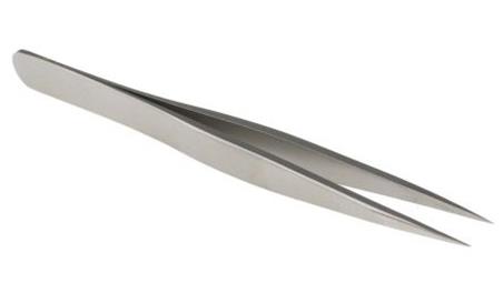 Pęseta, dł. 90, antymagnetyczna, materiał: Stal nierdzewna, RS PRO-89673