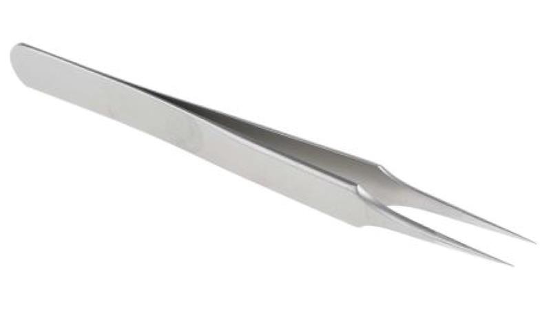 Pęseta, dł. 110, antymagnetyczna, materiał: Stal nierdzewna, RS PRO-89670 Pęseta, dł. 110, antymagnetyczna, materiał: Stal nierdzewna, RS PRO-89670