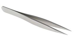 Pęseta, dł. +120, antymagnetyczna, materiał: Stal nierdzewna, RS PRO-89676