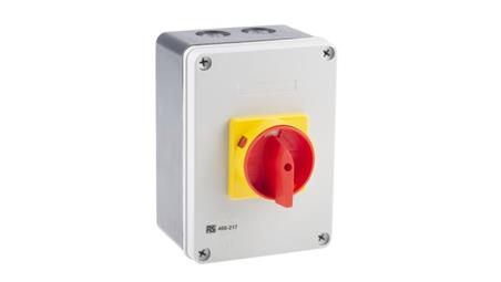 Przełącznik izolacyjny bez bezpiecznika 4-biegunowy 80 A 30 kW 3-fazowy IP65-84605