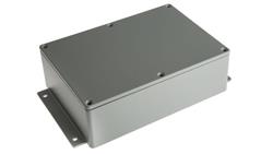 Obudowa ekranowana Szary z kołnierzem IP66 Silikon, 202 x 120.8 x 54.9mm, RS PRO-88668