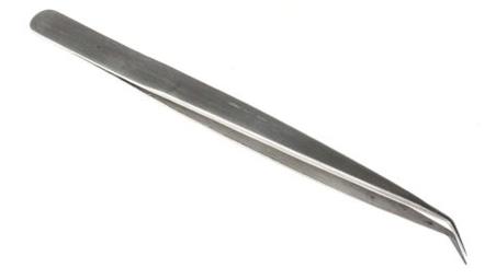 Pęseta, dł. 140, materiał: Stal nierdzewna, RS PRO-89694