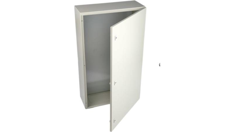 Szafka ścienna rozdzielcza RAL 7032, materiał: Stal, IP66, 1000 x 600 x 260mm, RS PRO-88691