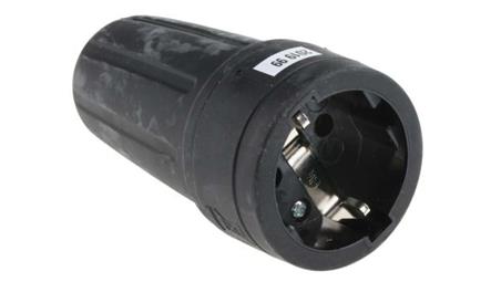 Gniazdo sieciowe, 16A, 250 V, 2P+E Typ F, niemieckie Schuko, RS PRO-84717