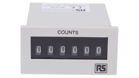 Licznik impulsów Cyfrowe 6-cyfrowy 230 V AC RS PRO-83865
