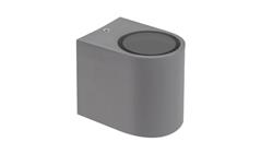 Oprawa elewacyjna Parete GU10 x1 Jednokierunkowy kinkiet 250V IP54 80 x 73 x 95mm Szary-86890