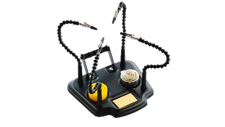 Uchwyt montażowy trzecia ręka ze złączami typu krokodylki na gęsiej szyji MP-KnGS-11M-1-90334