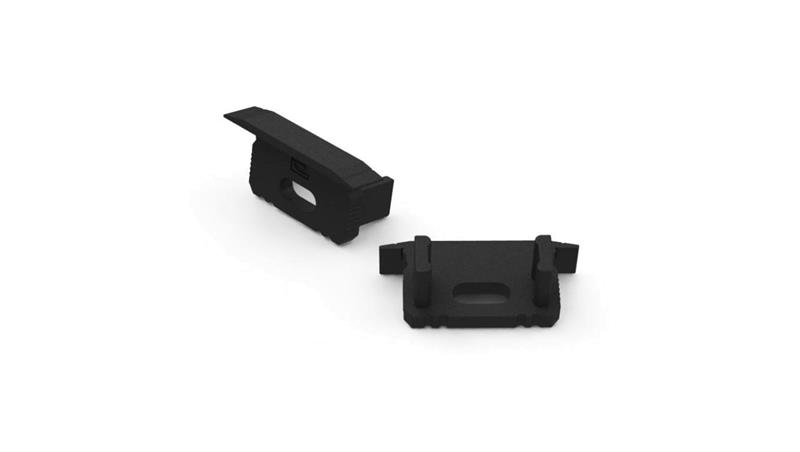 Zaślepka do profilu aluminiowego 10mm wpuszczanego czarna 20szt-86944 Zaślepka do profilu aluminiowego 10mm wpuszczanego czarna 20szt-86944