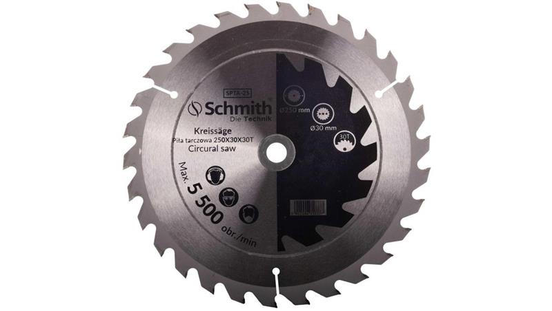 Tarcza piła do drewna widiowa 250x30 30T Schmith-89235