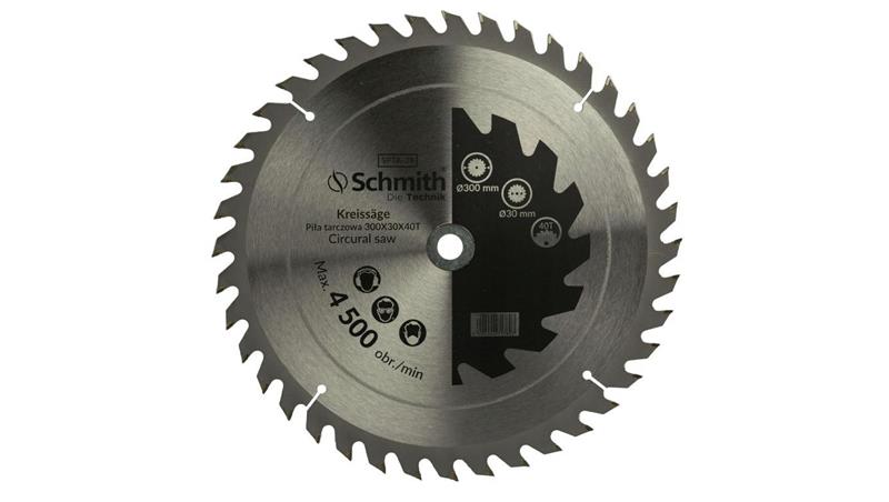 Tarcza piła do drewna widiowa 300x30 40T Schmith-89237