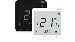 SINUM R-8pb PLUS Regulator pokojowy bezprzewodowy bateryjny dopuszkowy kolor czarny-85484