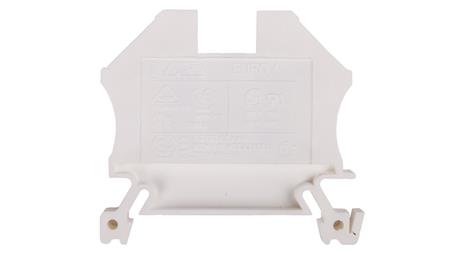 Złączka szynowa 2-przewodowa 4mm2 biała EURO 43409WT-74203