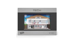 TECH ST-280 - Regulator pokojowy z komunikacją RS dotykowy kolor czarny-85486