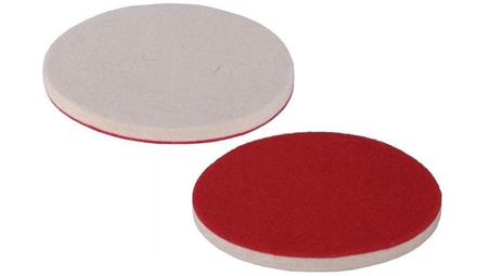 Filc polerski na rzep 125x6mm do polerowania na dysk tarcza filcowa Schmith-89789