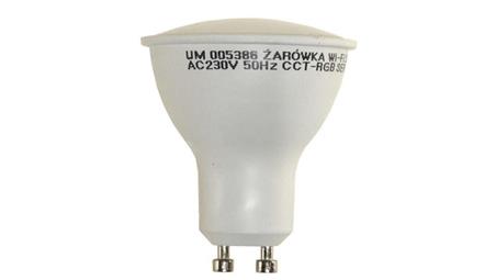 Żarówka led GU10 5,5W CCT+RGB DIMM Wi-Fi TUYA SM-86059