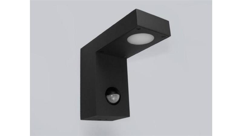 Oprawa elewacyjna LED Laia 7W WW czarna IP54 z czujnikiem PIR-86894 Oprawa elewacyjna LED Laia 7W WW czarna IP54 z czujnikiem PIR-86894