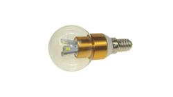Żarówka LED FABIO E14 6x5630 3W DW złota--86096