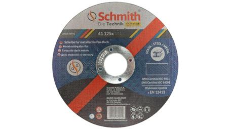 Tarcza do cięcia metalu 125x2,5 mocna Schmith-90429