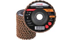 Tarcza polerska listkowa zgrubna 125mm filc lamelka z włókniny Schmith-90435