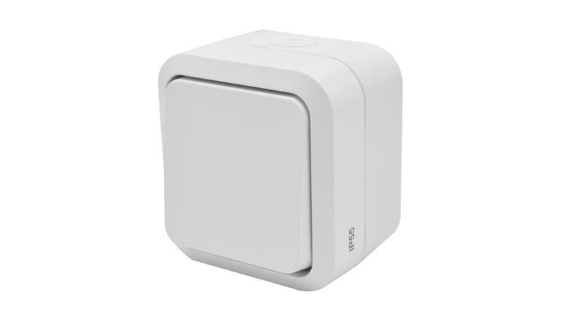 Łącznik uniwersalny pojedynczy natynkowy Aqua Pro IP55 biały / 60220-85915 Łącznik uniwersalny pojedynczy natynkowy Aqua Pro IP55 biały / 60220-85915