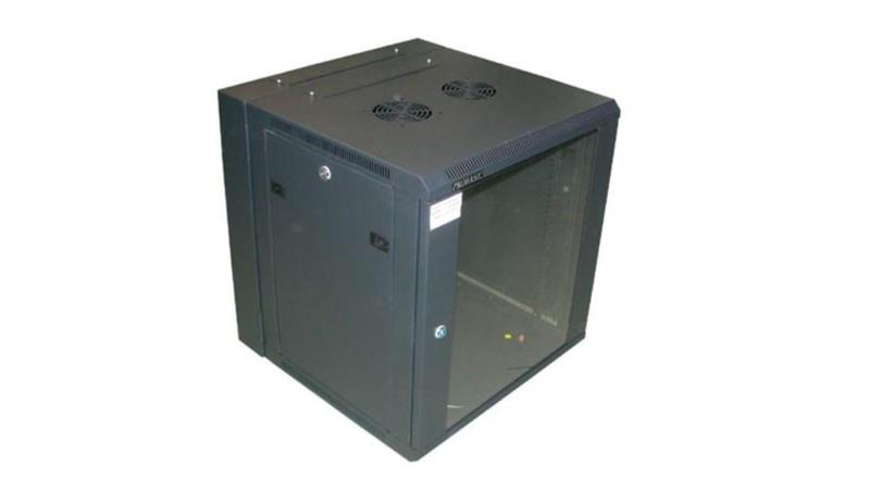 Szafa 19cali wisząca KERN 12U 600x600 RAL9004 szkło-88756 Szafa 19cali wisząca KERN 12U 600x600 RAL9004 szkło-88756