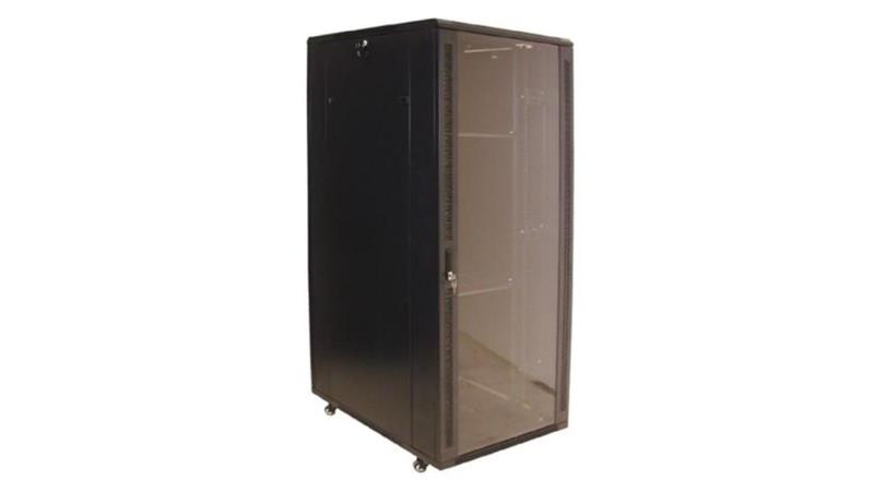 Szafa 19cali stojąca 42U 800x800 BETA RAL9004 szkło-88769 Szafa 19cali stojąca 42U 800x800 BETA RAL9004 szkło-88769