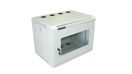 Szafa 19cali wisząca ECO 8U 540x400 RAL7035 szkło-88765