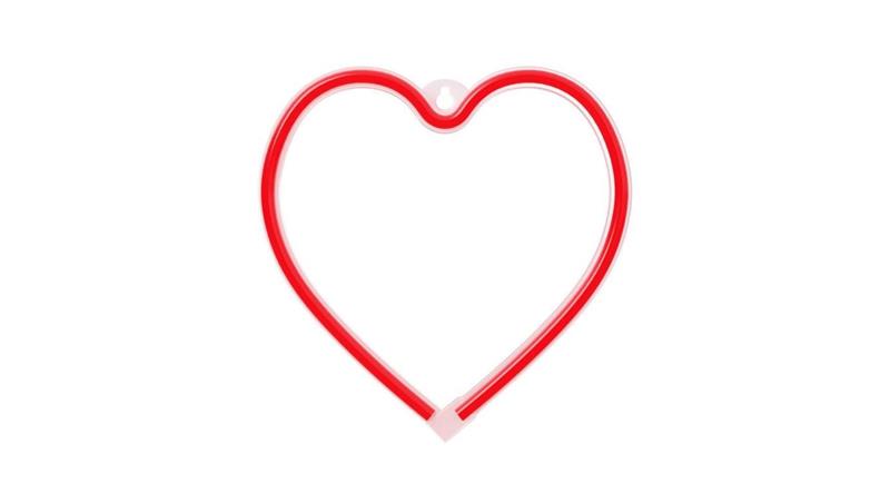 Neon LED SERCE czerwone Bat + USB Forever FLNEO7 Light-87706