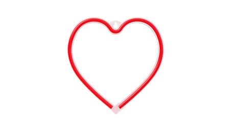 Neon LED SERCE czerwone Bat + USB Forever FLNEO7 Light-87706