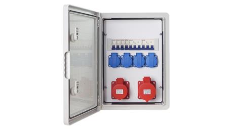 RSZ ROZDZIELNIA ELEKTRYCZNA ROZDZIELNICA BUDOWLANA SKRZYNKA ABS 32A 16A RSZ12-114C114-88361