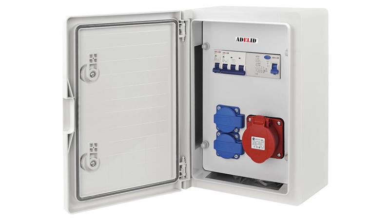 RSZ ROZDZIELNIA ELEKTRYCZNA ROZDZIELNICA BUDOWLANA SKRZYNKA ABS 32A 2X230V RSZ8-102FC101-88360