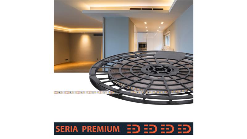 Taśma Premium 12V 120led 3000K SMD2835 Ra90 (100)-87472 Taśma Premium 12V 120led 3000K SMD2835 Ra90 (100)-87472