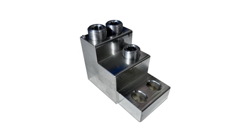 OTH300-3 Zacisk aparatowy uniwersalny, z dwoma otworami montażowymi 3xAl/Cu 70-300 mm2 1250A, 1000V, MAC3300A14-84843