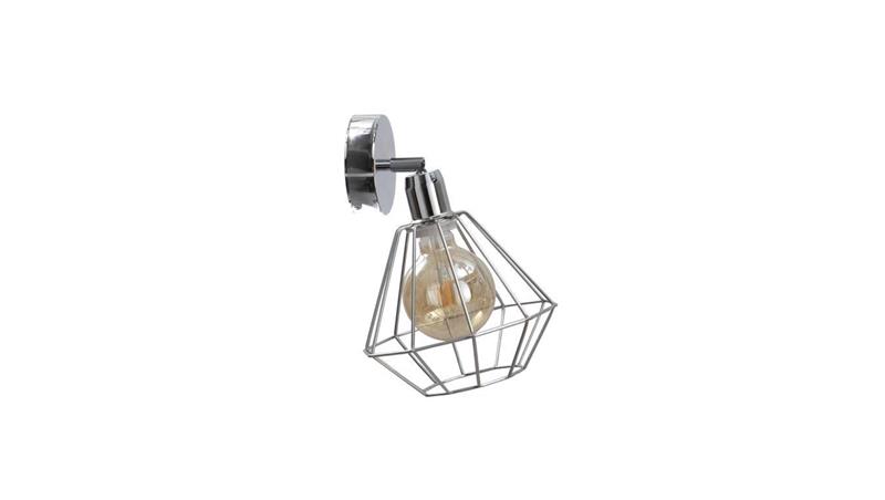 Kinkiet loftowy 1xE27 FOSKAL SILVER-87825