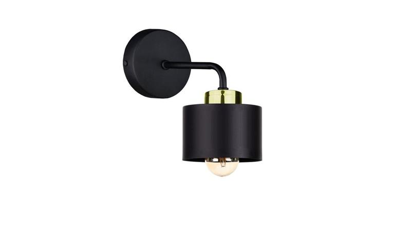 Kinkiet nowoczesny 1x E27 SIMPLY BLACK/GOLD-87814 Kinkiet nowoczesny 1x E27 SIMPLY BLACK/GOLD-87814