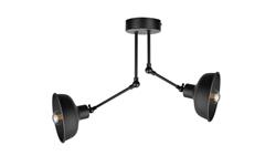 Lampa sufitowa nowoczesna 2xE27 HERMES BLACK-87827