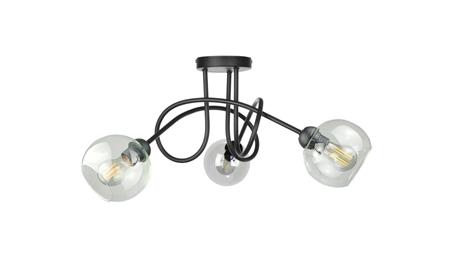 Lampa sufitowa nowoczesna 3xE27 EVIE BLACK-87830