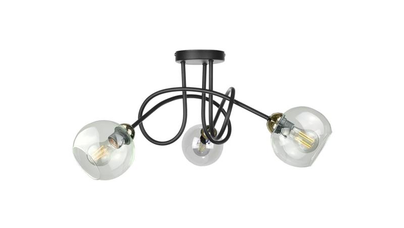 Lampa sufitowa nowoczesna 3xE27 EVIE BLACK/GOLD-87829 Lampa sufitowa nowoczesna 3xE27 EVIE BLACK/GOLD-87829