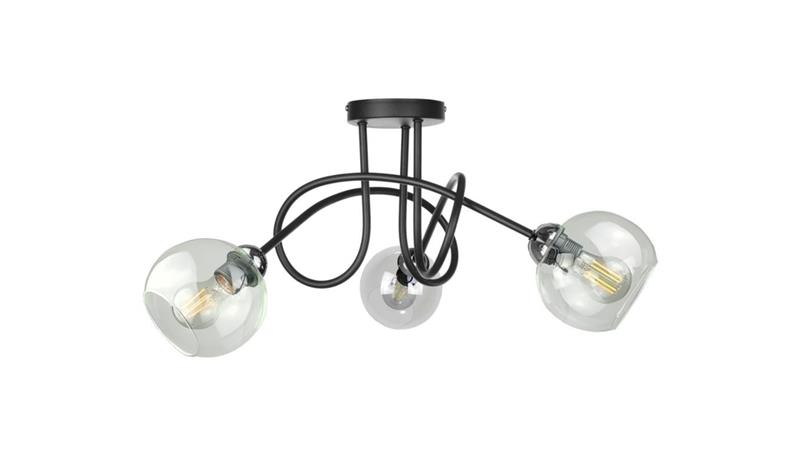 Lampa sufitowa nowoczesna 3xE27 EVIE BLACK/SILVER-87842 Lampa sufitowa nowoczesna 3xE27 EVIE BLACK/SILVER-87842