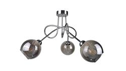 Lampa sufitowa nowoczesna 3xE27 RING SILVER-87831
